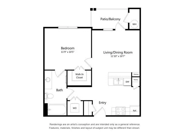 A1 - Brazos 1214 floor plan
